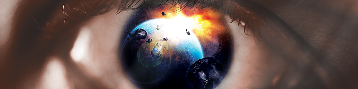 Earth being destroyed in Rigel's eye - WrittenByAnna